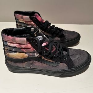 Vans Colorful Canvas Ombre High Top Sneakers